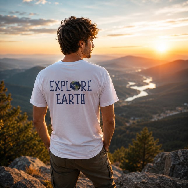 Erkunde die Erde T-Shirt (Von Creator hochgeladen)