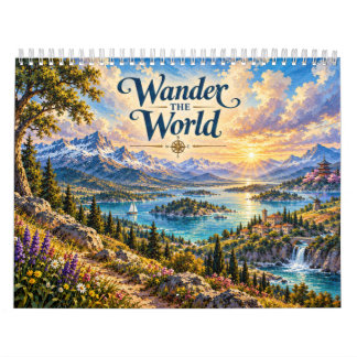 Erkunde die Landschaften der Welt Kalender