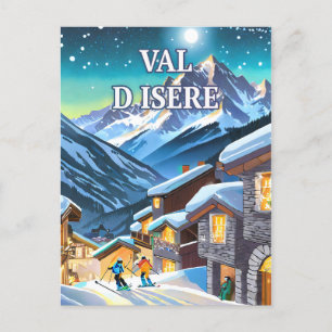 Erkunden Sie die Eleganz Alpine: Val d’Isère Postkarte