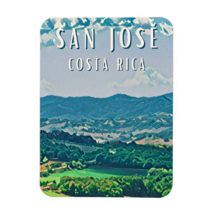 Erkunden Sie die Hauptstadt von Costa Rica: San Jo Magnet