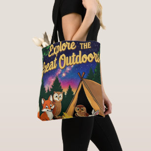 Erkunden Sie die Outdoor-Camping-Szene Tasche