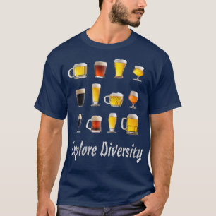 Erkunden Sie Diversity Bierliebhaber Bekleidung Co T-Shirt