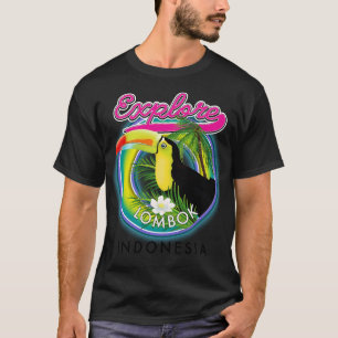 Erkunden Sie Lombok Indonesien Reisen T-Shirt