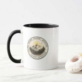 Erkunden Sie Wandern Entdecken Sie Bergabenteuer Tasse