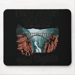 Erkunden Sie West Virginias New River Gorge Nation Mousepad