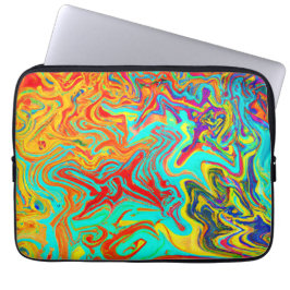 Erkundung abstrakter Designkonzepte Laptopschutzhülle