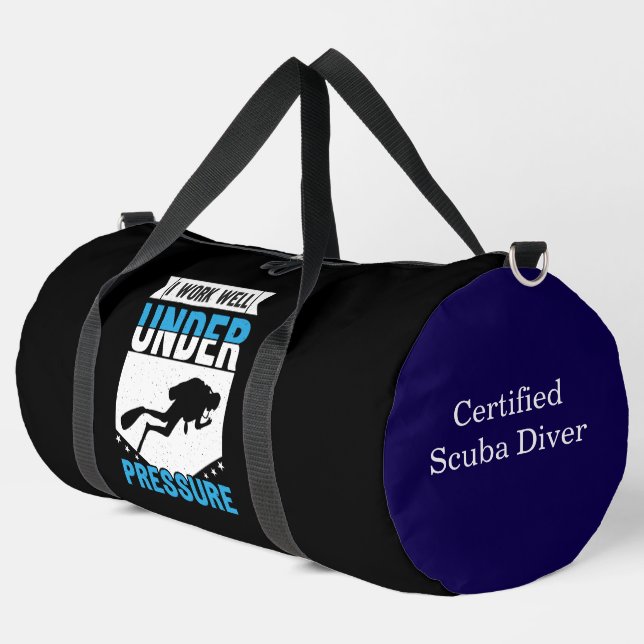 Erkundung der pulsierenden Tiefen der Ozeanwelt Duffle Bag (Linke Ecke)