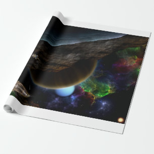 Erkundung des Fraktal Art Wrapping Paper Geschenkpapier
