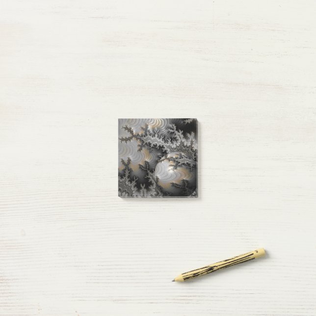 Erkundung des Mandelbrot-Reiches Post-it Klebezettel (Auf Schreibtisch)