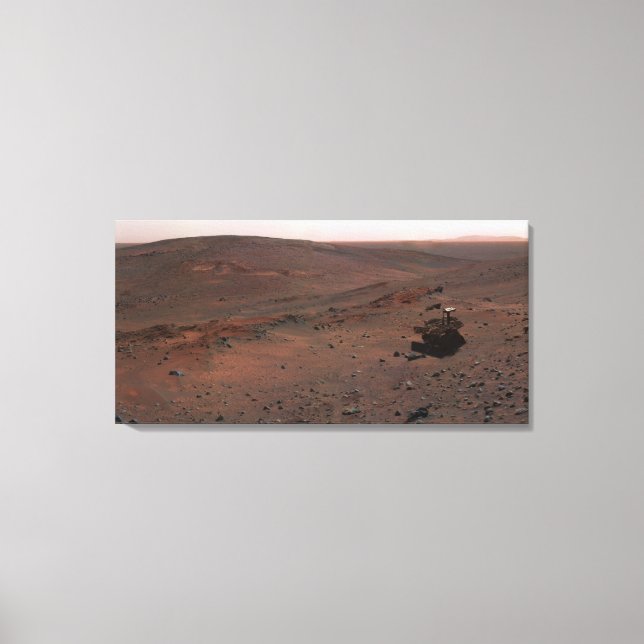 Erkundung durch Mars Rover Spirit Leinwanddruck (Vorderseite)