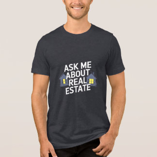 Erkundung von Möglichkeiten für reales Anwesen Tri-Blend Shirt