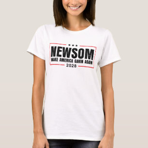 Erlangen Sie Newsom, machen Sie Amerika wieder zum T-Shirt