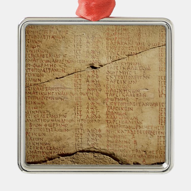 Erlass des Kaisers Diocletian Ornament Aus Metall (Vorne)
