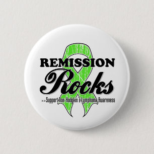 Erlass-Felsen - Non-Hodgkins Lymphom-Bewusstsein Button