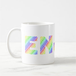 Erlaube dir selbst, Regenbogenfarben zu GENIESSEN Kaffeetasse