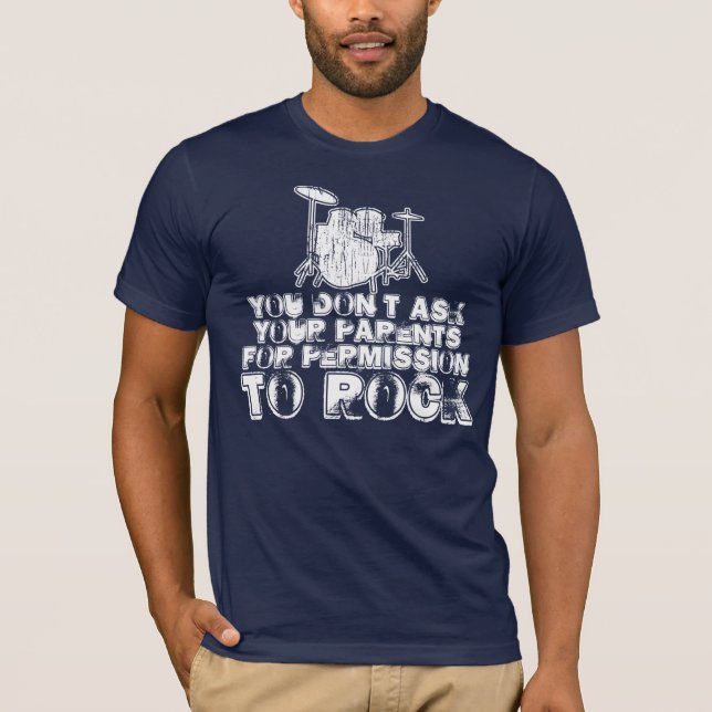 Erlaubnis, T - Shirt zu schaukeln (Vorderseite)