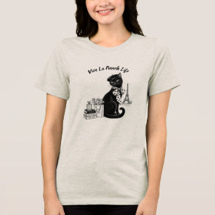 ERLEBE DAS FRENZÖSISCHE LEBEN Tri-Blend SHIRT