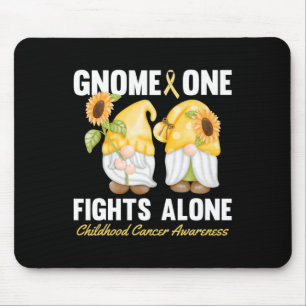 Erleben eines kämpft allein Kinderkrebsbewusstsein Mousepad
