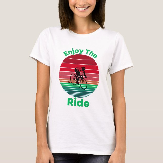 Erleben Sie das inspirierende Fahrradangebot T-Shirt (Vorderseite)