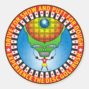 Erleben Sie den Rush Runder Aufkleber