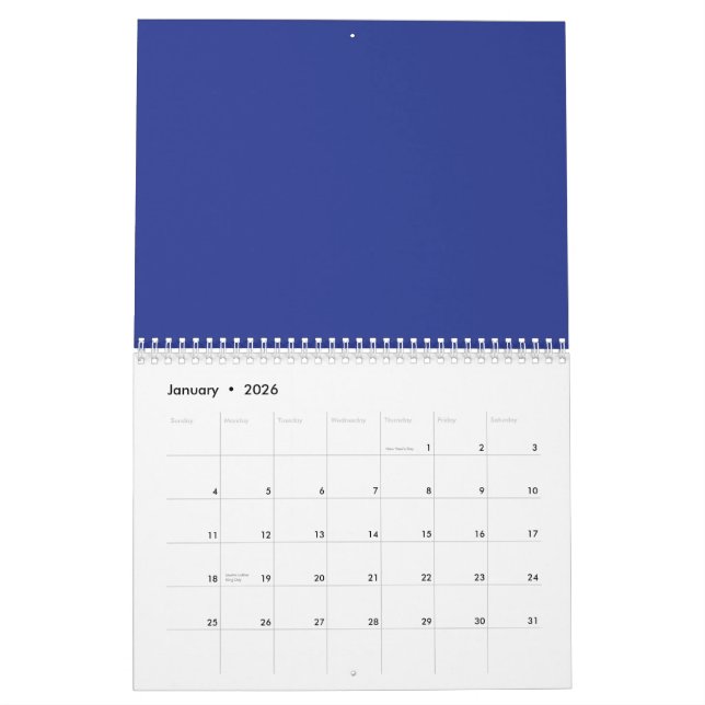 Erleben Sie den Thrill des Fliegens im blauen Himm Kalender (Jan 2026)