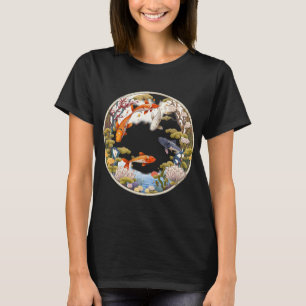 Erleben Sie die Magie von Kawaii Koi Fisch Japan C T-Shirt
