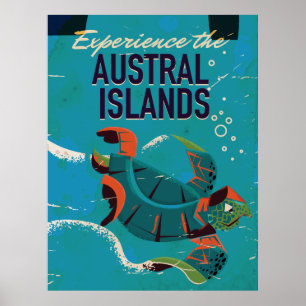 Erleben Sie die Osterinseln Poster