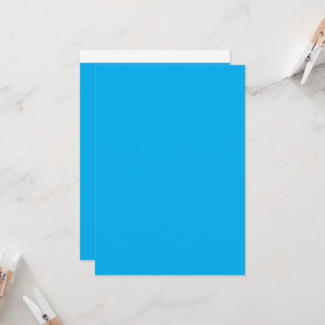 Erleben Sie die Schönheit eines blauen Himmels mit Einladung (Vorderseite/Rückseite Beispiel)