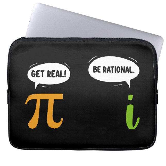 Erleben Sie echte, rationale Mathematik pi Day Gee Laptopschutzhülle (Vorderseite)