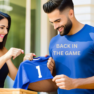 Erleben Sie Ihr Spiel: Mit der Einstellung zurück  Besticktes Langarmshirt