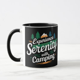 Erleben Sie Ruhe mit Camping, Kaffee-Tasse Tasse