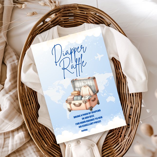 Erlebnis der Weltkarte erwartet Diapper Raffle Begleitkarte (Von Creator hochgeladen)
