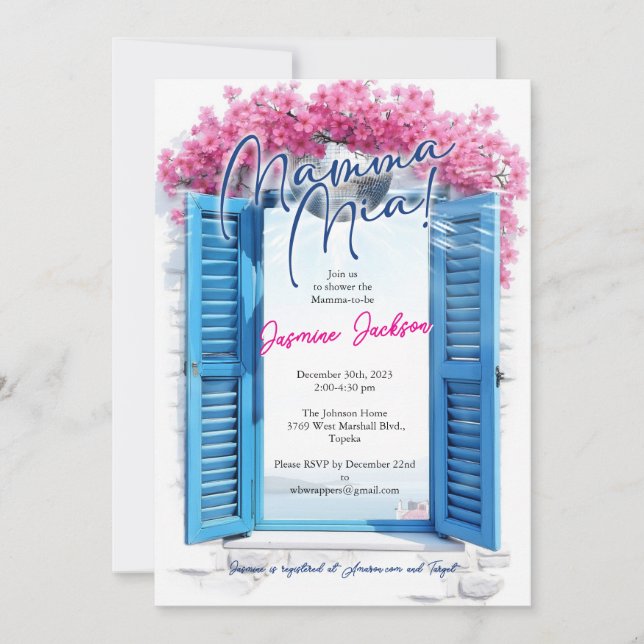 Erlebnis erwartet Baby Shower Einladung für BOY (Vorderseite)