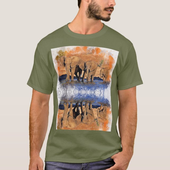 Erlebnis erwartet: Jungle Safari T - Shirt (Vorderseite)
