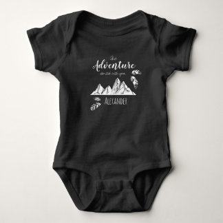Erlebnis erwartet Sie mit Ihrem individuellen Name Baby Strampler