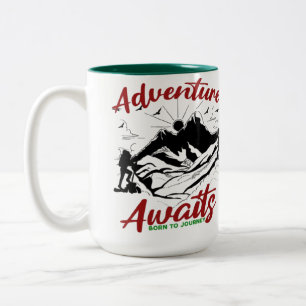 Erlebnis erwartet Tasse Motivierend Reiseziffer Cu