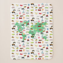 Erlebnis erwartet World Map Vehicles