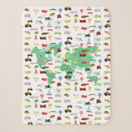 Erlebnis erwartet World Map Vehicles Sherpadecke