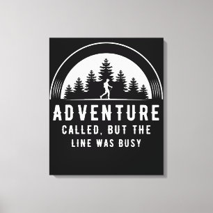 Erlebnis "Funny Outdoor" und Naturangebot Leinwanddruck