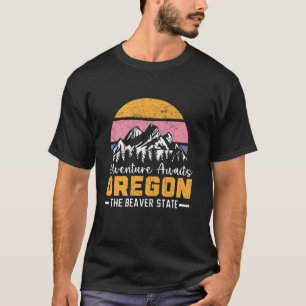 Erlebnis Oregon The Beaver Staat USA Amerika T-Shirt