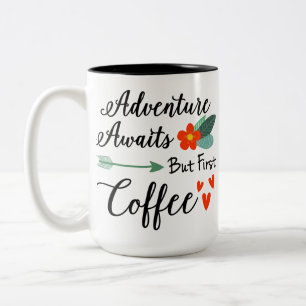 Erlebnis wartet aber erste Tasse für die Kaffeemot