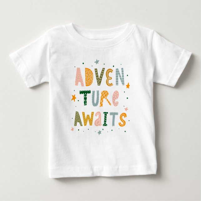 Erlebnis wartet baby t-shirt (Vorderseite)