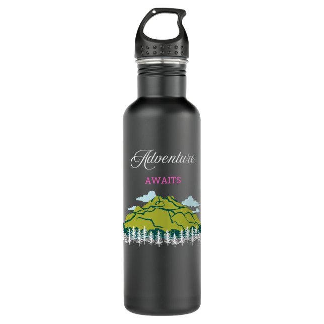 Erlebnis wartet edelstahlflasche (Vorderseite)