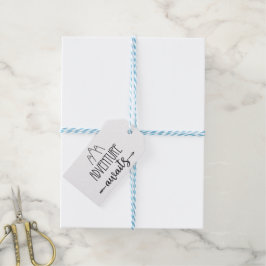 Erlebnis wartet geschenkanhänger