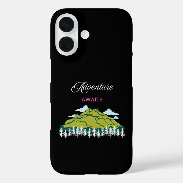 Erlebnis wartet iPhone 16 hülle (Rückseite)