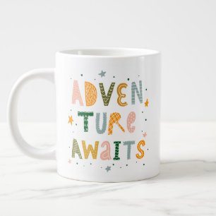 Erlebnis wartet Jumbo-Tasse