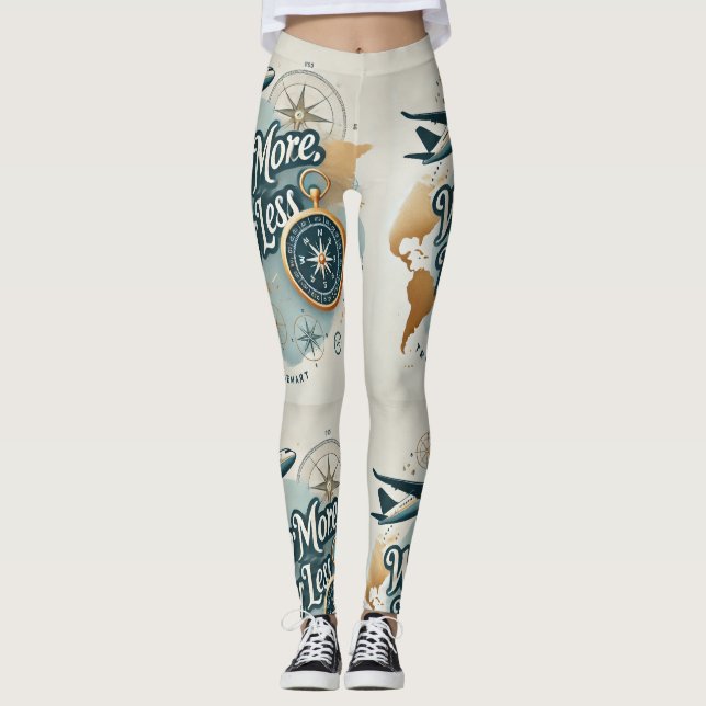 Erlebnis wartet Leggings (Vorderseite)
