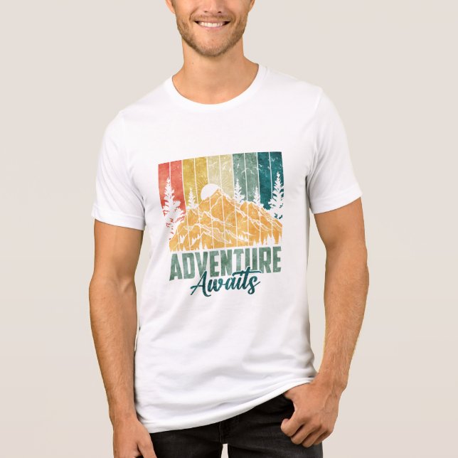 Erlebnis wartet Tri-Blend shirt (Vorderseite)