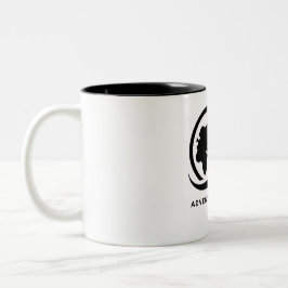 Erlebnis wartet zweifarbige tasse