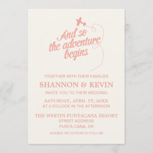 Erlebnisanfänger Bestimmungsort - Einladung